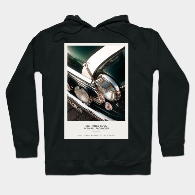 1990 Rover Mini Cooper S photography with quote Hoodie by NicoMario